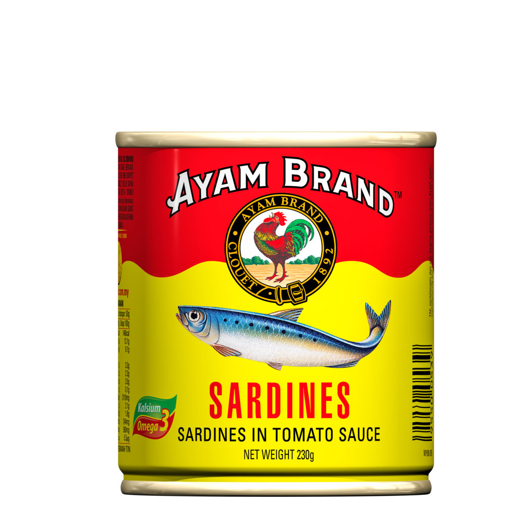 Ayam Brand Sardines in Tomato Sauce (230gKecil)